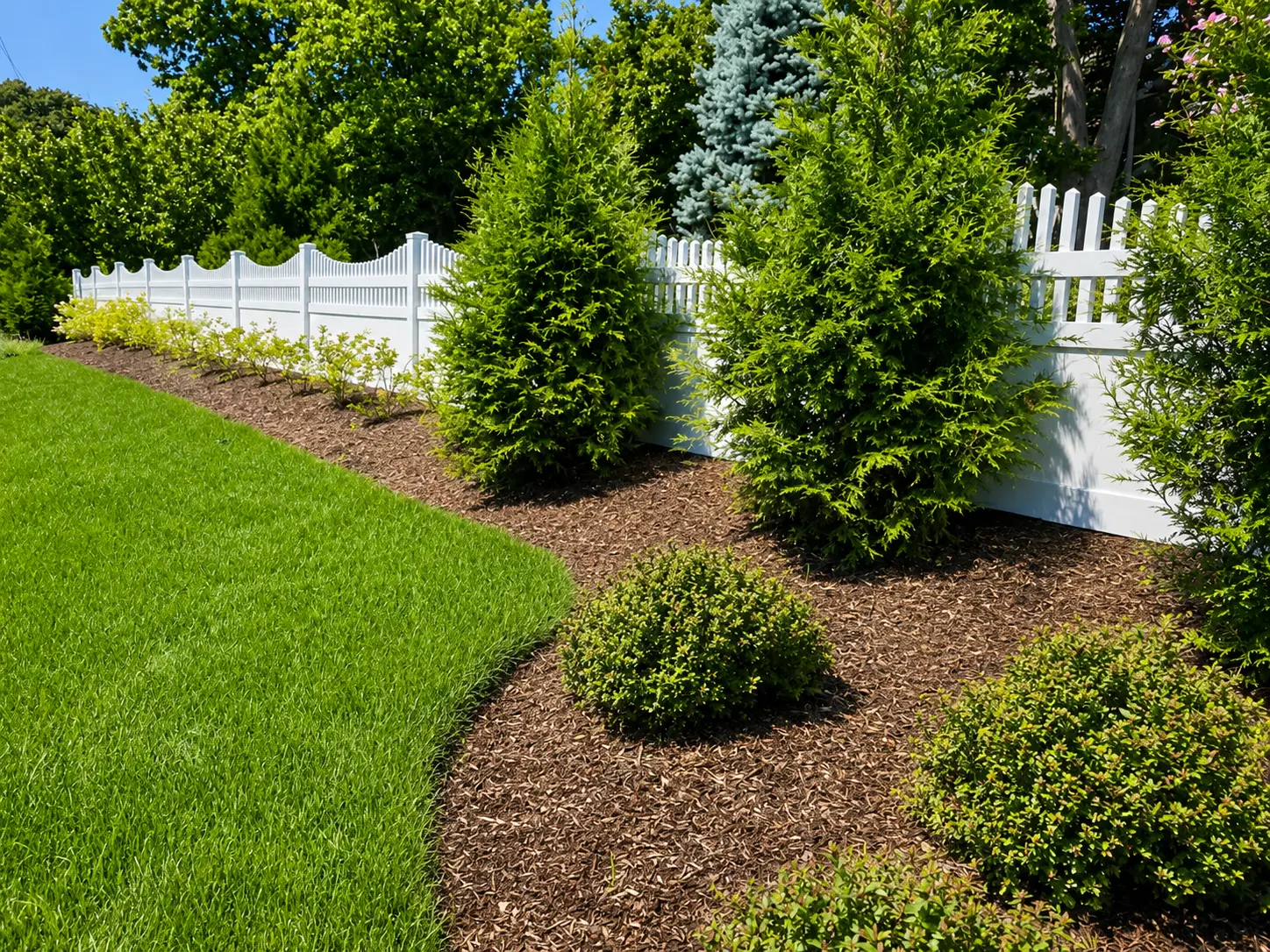 Picket Fencing installed by Fred's Fence
