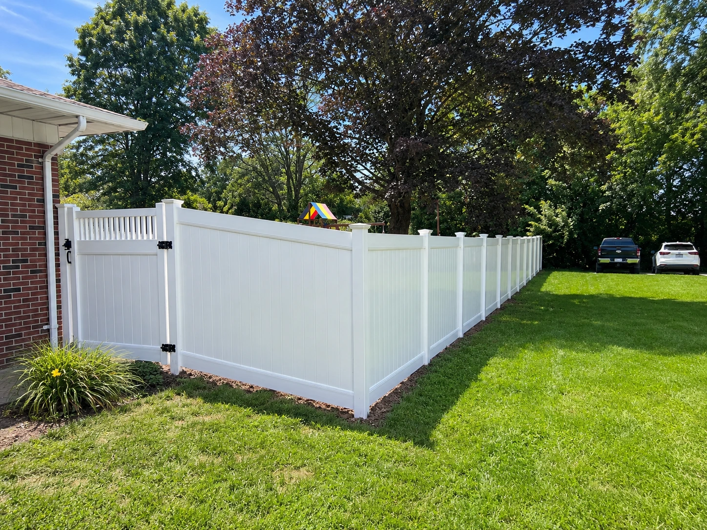 Vinyl & PVC Fencing installed by Fred's Fence