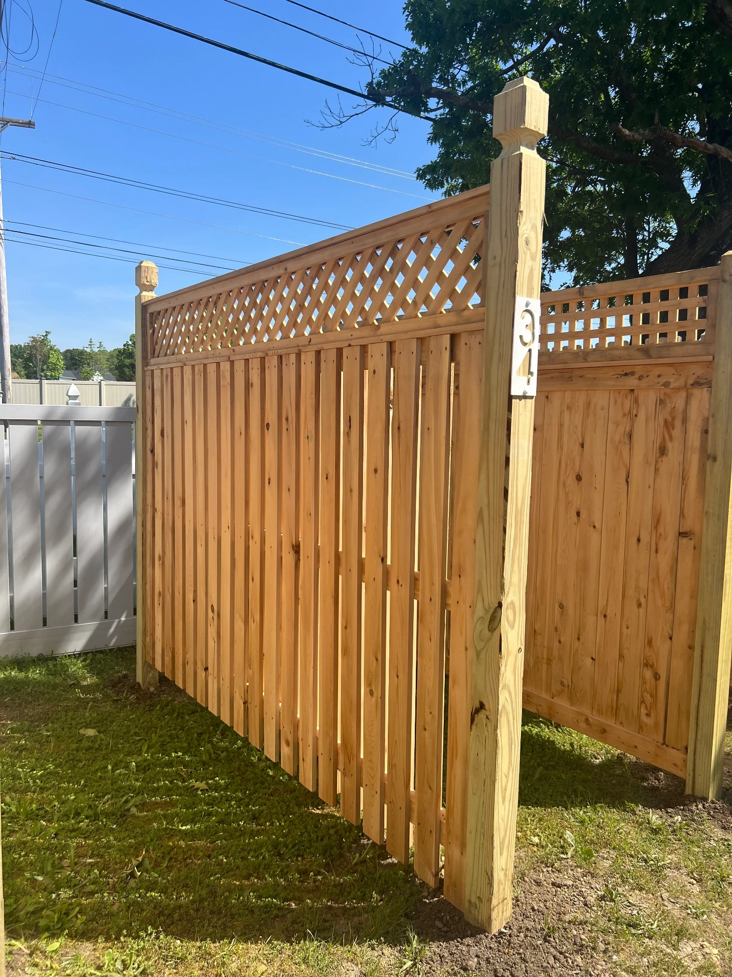 Cedar Lattice Top